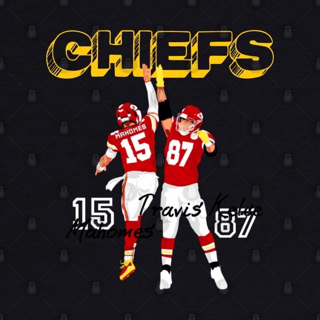 Chiefs : Patrick mahomes x Travis Kelce by Mic jr